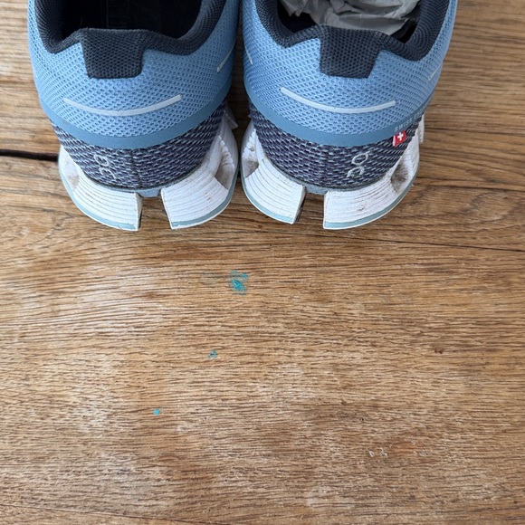 On Running Cloud 5 Women's Tide/Magnet Blue Sneakers - Size 8W - Picture 6 of 6